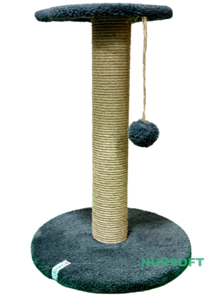 Nursoft Stepli Kedi Orijinal Jüt Halat İp Tırmalama Tahtası - Resim 3
