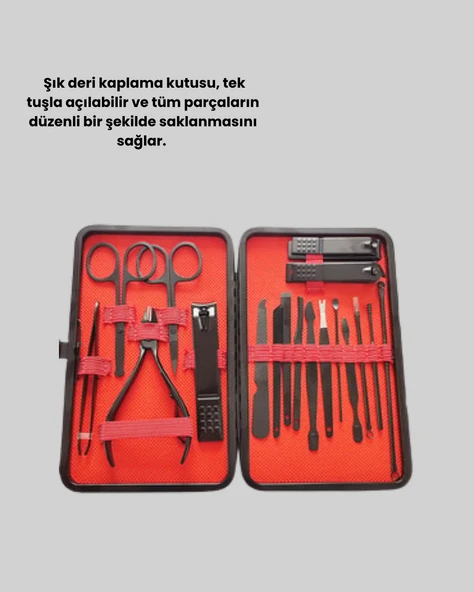 Siyah Kaymaz Teknolojili El ve Ayak Bakım Seti - 3