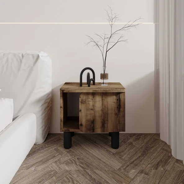 River Komodin – Şık ve Fonksiyonel Başucu Sehpası - Resim 2