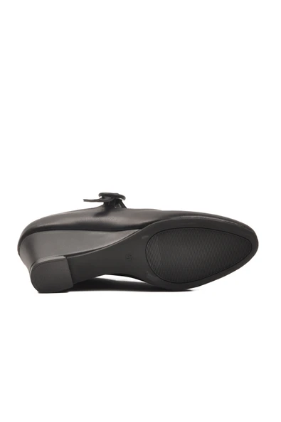 Aspor Siyah Kadın Dolgu Topuk Ayakkabı - 5