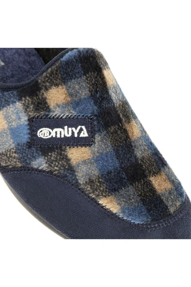 Muya Tauri 31801-030 Erkek Kışlık Ev Terliği Lacivert 40-45 - Resim 4