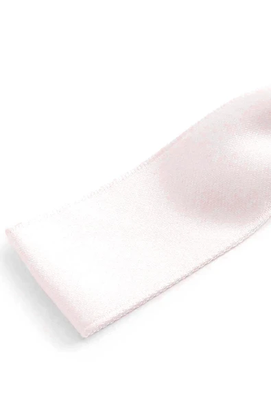 10 Adet Pudra Pembe Saten Fiyonk Süsleme Küçük Kurdele Seti - Resim 4