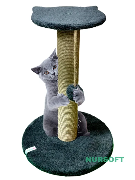 Nursoft Stepli Kedi Orijinal Jüt Halat İp Tırmalama Tahtası ürün görseli