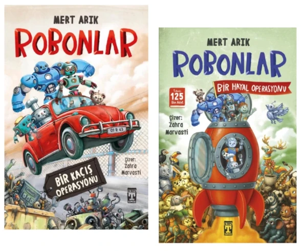 TİMAŞ YAYINLARI ROBONLAR BİR KAÇIŞ OPERASYONU 1-2 HİKAYE KİTABI (+10 YAŞ) ürün görseli