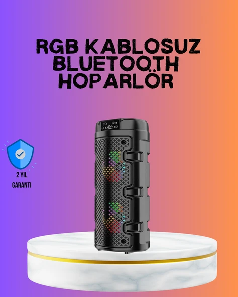 Güçlü Bass ve Net Tiz Özellikli Kablosuz Hoparlör ürün görseli