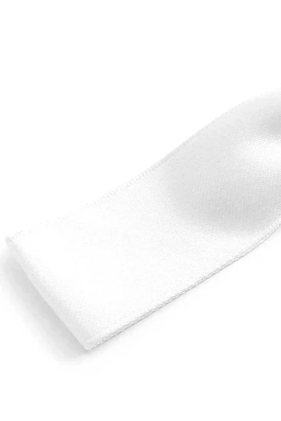 10 Adet Beyaz Saten Fiyonk Süsleme Küçük Kurdele Seti - Resim 4