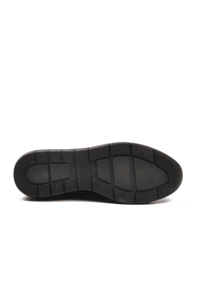 Aspor Siyah Lastik Bağcıklı Kadın Casual Ayakkabı - Resim 5