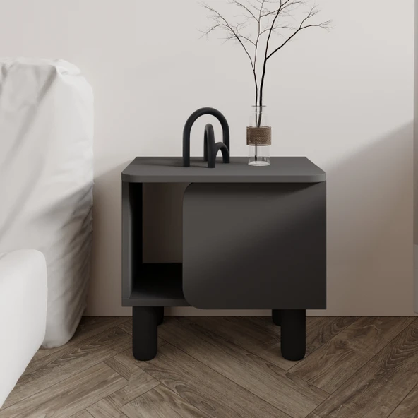 River Komodin – Şık ve Fonksiyonel Başucu Sehpası - Resim 2