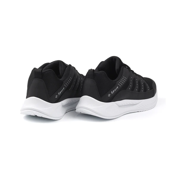 Erkek Siyah Beyaz Günlük Spor Ayakkabı Rahat Yürüyüş Sneaker Hafif Tabanlı - Resim 5