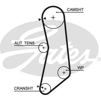 Fiat Eksantrık Kayısı (129x220) 129 Dis Doblo Grande Punto İdea Linea Panda Strada Ford Ka 1,2 Ct1115 - Gates 5627xs ürün görseli
