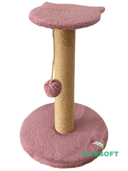 Nursoft Stepli Kedi Orijinal Jüt Halat İp Tırmalama Tahtası - Resim 2