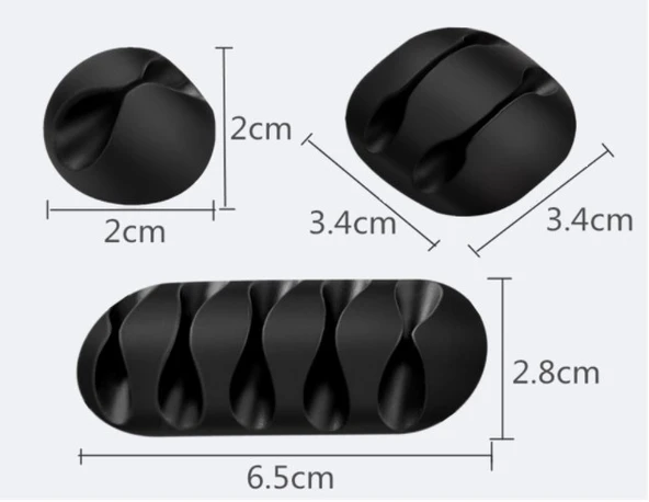 Kablo Düzenleyici Set 16 Parça - 2