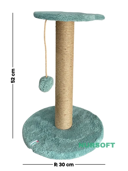 Nursoft Stepli Kedi Orijinal Jüt Halat İp Tırmalama Tahtası - Resim 3