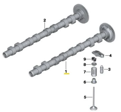 EKSANTRIK MILI BMW F10 F20 F21 LCI F40 F22 F23 LCI E90 F30 G30 EMME N47 - ESTAS EST04040