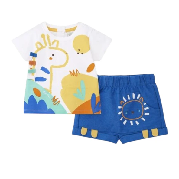 Erkek Bebek Tişört-Şort Takım 11368944 - Resim 2