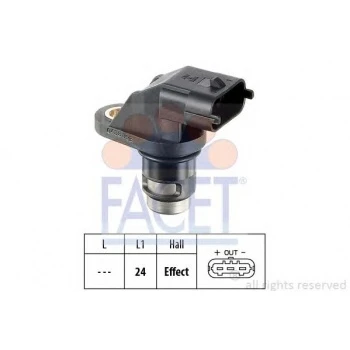 Vag Eksantrık MILI Konum Sensoru Crafter  06>16 Sprinter 906 06>16 W203 02>07 C209 02>06 W140 95>98 C219 - Facet 9.0438 ürün görseli