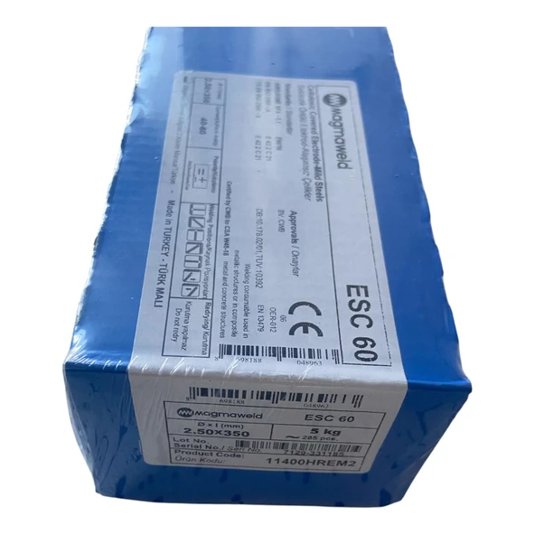 Magmaweld Esc 60 2,50 x 350 Selülozik Elektrod 285 Adet - Resim 4