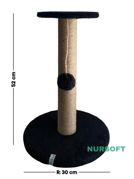 Nursoft Stepli Kedi Orijinal Jüt Halat İp Tırmalama Tahtası - Resim 4