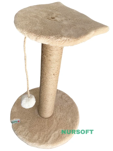 Nursoft Stepli Kedi Orijinal Jüt Halat İp Tırmalama Tahtası - 3