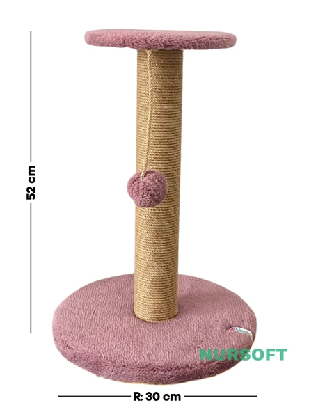 Nursoft Stepli Kedi Orijinal Jüt Halat İp Tırmalama Tahtası - Resim 3