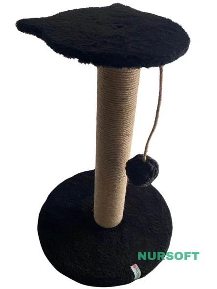 Nursoft Stepli Kedi Orijinal Jüt Halat İp Tırmalama Tahtası - Resim 3