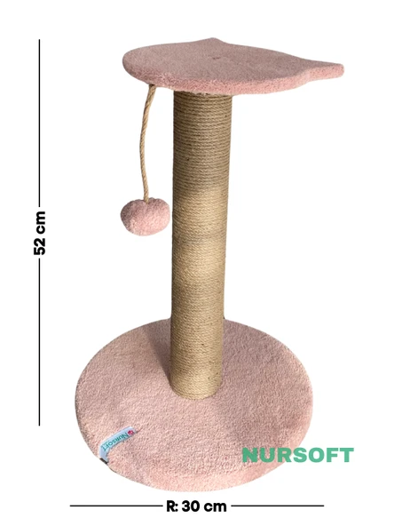 Nursoft Stepli Kedi Orijinal Jüt Halat İp Tırmalama Tahtası - Resim 4