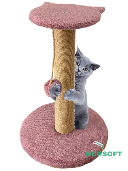 Nursoft Stepli Kedi Orijinal Jüt Halat İp Tırmalama Tahtası ürün görseli