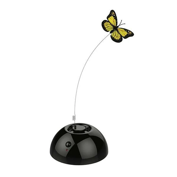 M-Pets Dancing Butterfly İnteraktif Kedi Oyuncağı Siyah