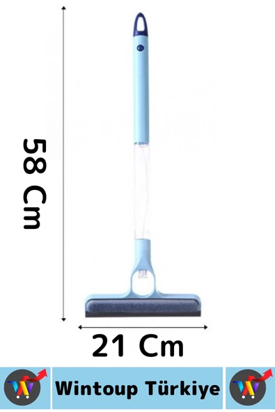 Premium Banyo Mutfak Fayans Oto Ayna Çift Taraflı 4 in 1 Spreyli Çek Çekli Camsil Fırça Aparatı - Resim 5