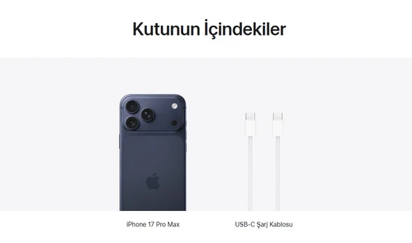 Apple iPhone 17 Pro Max 256 GB (Apple Türkiye Garantili) Koyu Mavi 256 GB - 4