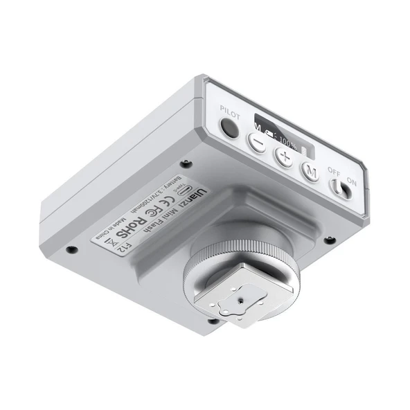 Ulanzi F12-W Şarj Edilebilir Mini Flaş L136 (Beyaz) - 5