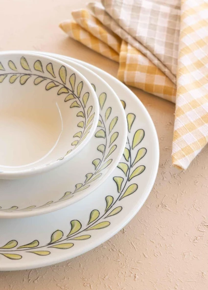 The Mia Olivos 6 Kişilik Yemek Takımı 24 Parça Set 2 - Resim 5