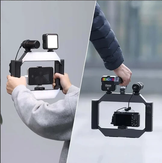 Ulanzi U-Rig Işıklı Telefon Video Rig Çerçeve - 7