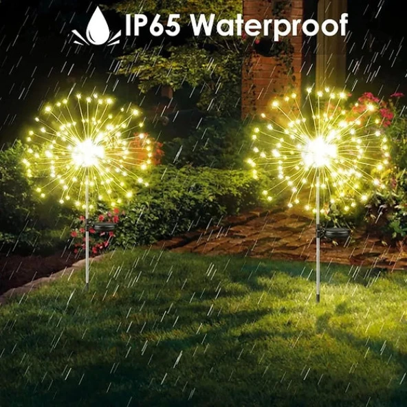 Periboia Solar Havai Fişek Dekor LED - 2