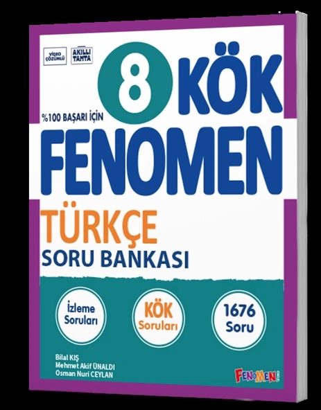 FENOMEN YAYINCILIK 8 KÖK Türkçe Soru Bankası ürün görseli