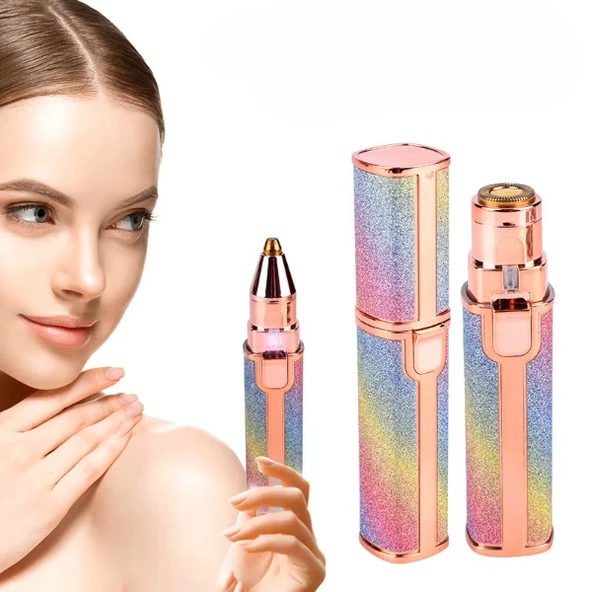 Periboia Simli 2'si 1 Arada Yüz Kaş Bıyık Epilatör - 5