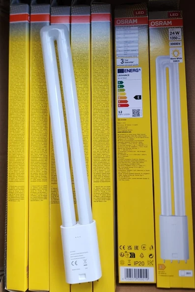 Osram Dulux Led L24 Hf 12w 830 2g11 Duylu 4 Pinli Ampul (50 ADET) ürün görseli
