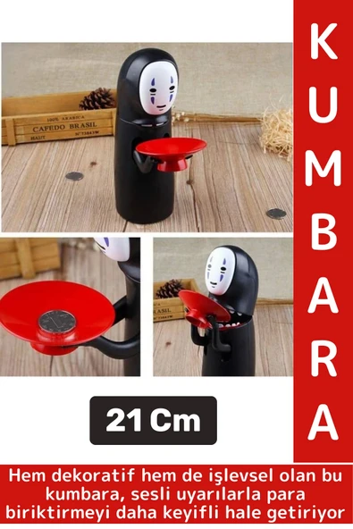 Dekoratif Hediye Eğlenceli Çocuk Genç Para Biriktirme Alışkanlığı Kazandıran Sesli Efektli Kumbara ürün görseli