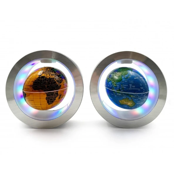 Periboia Manyetik Yuvarlak Ledli Dünya Küre