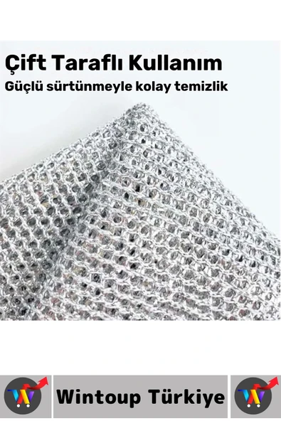 Premium Seri Çizmez Mutfak Tezgah Fayans Yağ Kir Temizleyici Kolay Temizlenir Tencere Tava Ovma Bezi - Resim 4