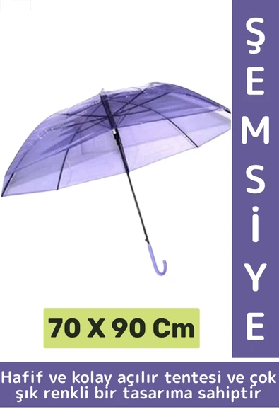 Dayanıklı Hafif Yaz Sıcak Güneş Işını Sonbahar Yağmur Koruyucu Estetik Çok Şık Canlı Renkli Şemsiye