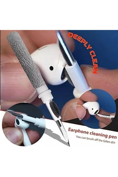 Premium Seri Bluetooth Kablosuz Kulaklık Temizleme Kalemi Aparatı Derin Temizleme Kiti - Resim 2