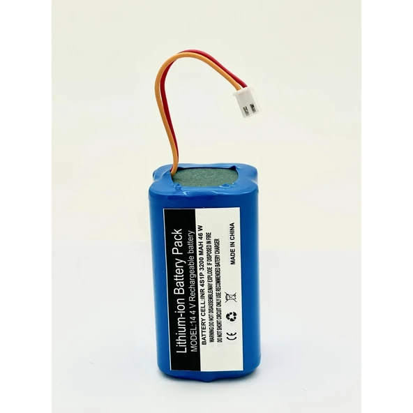 Shark Ion RV871 Series Robot Süpürge 3200 mAh 14.4 V  Batarya – Orjinal Uyumlu Uzun Ömürlü, Yüksek Performans Pil - 3