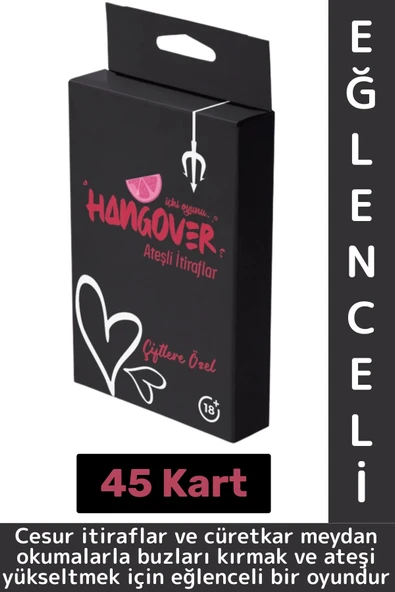 Eğlenceli Parti Özel Gün Sevgililer Günü Çift Cesur Oyun Hangover Mini İçki Oyunu-Ateşli İtiraflar ürün görseli