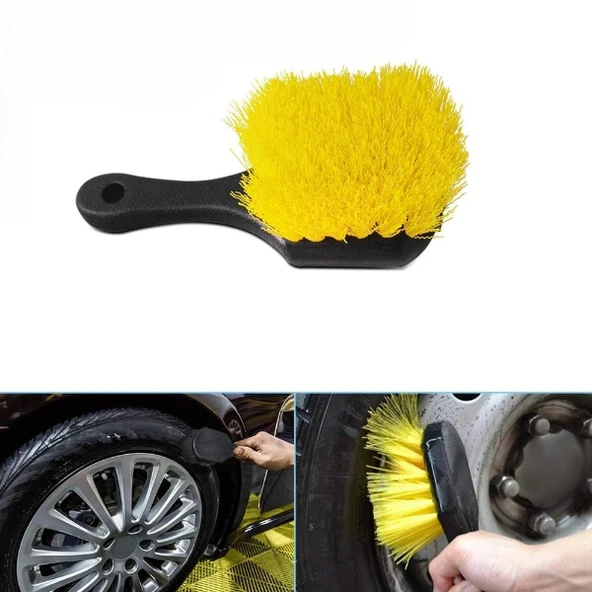 Periboia Sarı Jant Temizleme Fırçası