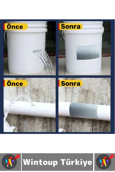 Ultra Güçlü Su Geçirmez Isıya Dayanıklı Alüminyum Folyo İzolasyon Tamirat 72 Mm X 2 Metre Çamur Bant - 4