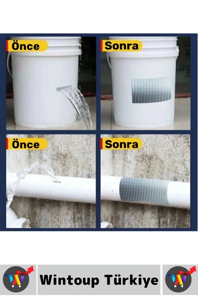 Ultra Güçlü Su Geçirmez Isıya Dayanıklı Alüminyum İzolasyon Tamirat 96 Mm X 2 Metre Çamur Bant 3 Adt - Resim 4