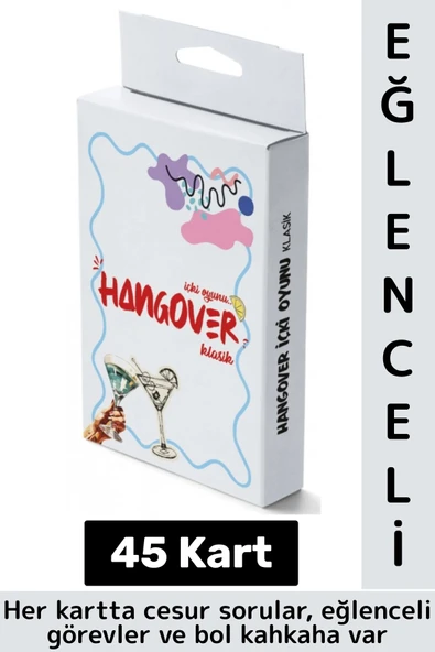 Eğlenceli Cep Boy Arkadaş Parti Özel Gün Sosyalleşme Oyun Hangover Mini İçki Oyunu-Klasik ürün görseli