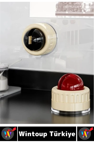 Kolay Kullanım Güvenli Kaymaz Yapışkanlı Mutfak Ekmek Meyve Bıçağı Makas Vantuzlu Bıçak Bileyici - 4