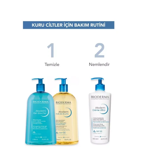 Bioderma Atoderm Cream Ultra Normal Ve Kuru Ciltler İçin Nemlendirici Yüz, Vücut Bakım Kremi 500 Ml - 5